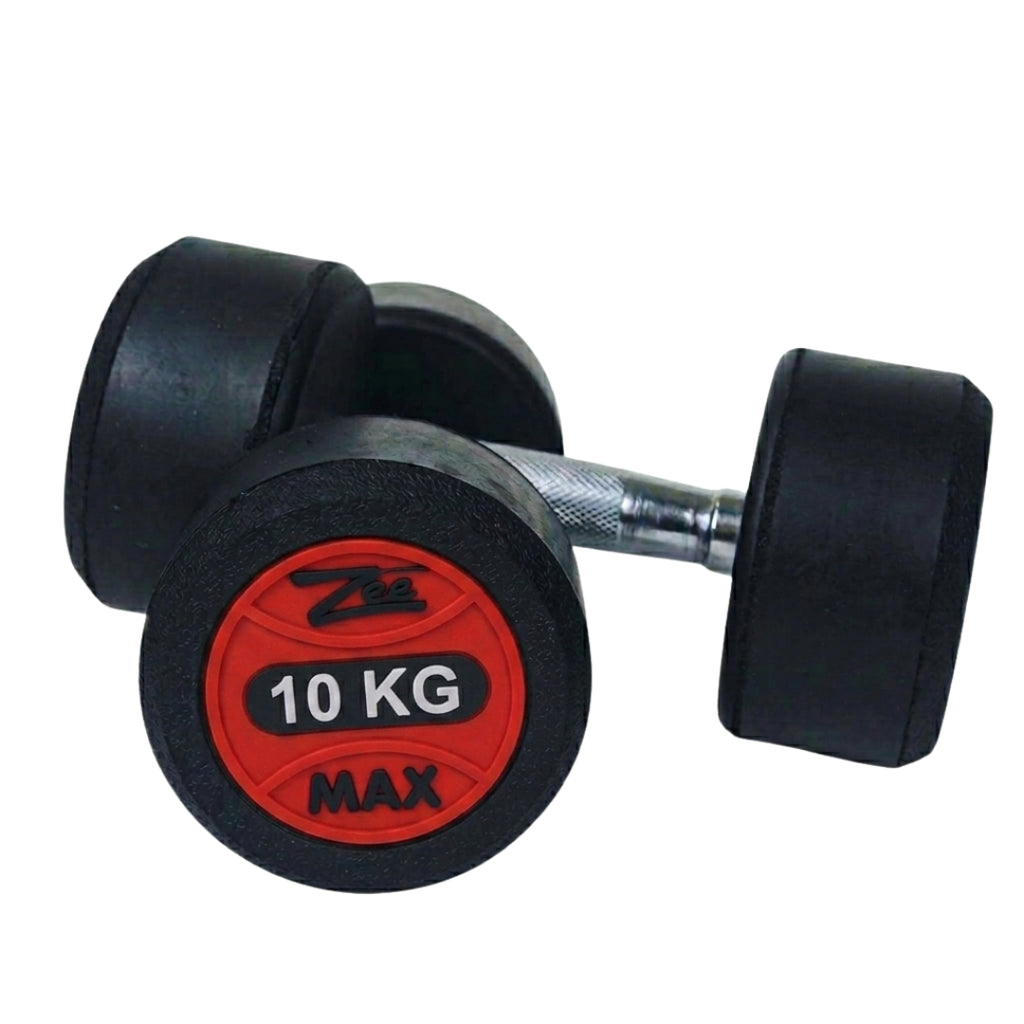 10kg Dumbbells Pair / ZeeMax Rubber Coated