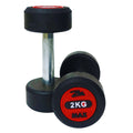 2kg Dumbbells Pair / ZeeMax Rubber Coated